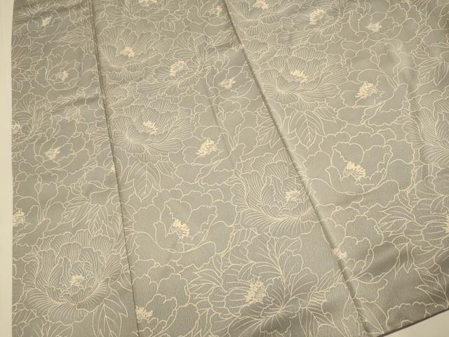 平和屋着物●訪問着 牡丹文 正絹 逸品 DABI4310du