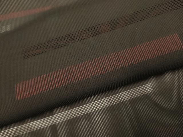 平和屋着物▽羽織 スリーシーズン 春夏秋 塵除け 横段文 正絹 逸品 DABI4363du