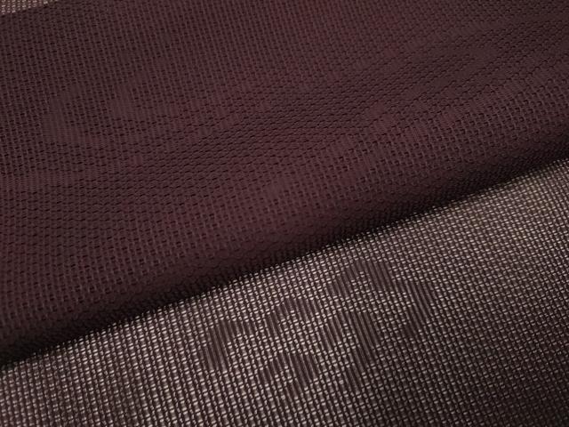 平和屋着物▽羽織 スリーシーズン 春夏秋 塵除け 流水文 濃い紫鳶色 正絹 逸品 DABI4373du
