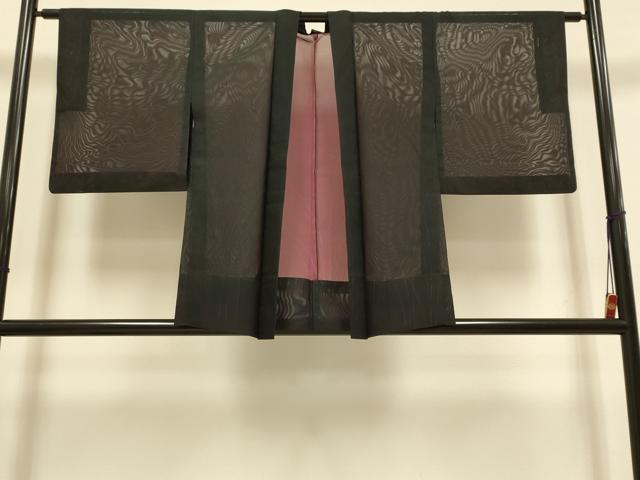 平和屋着物▽羽織 スリーシーズン 春夏秋 塵除け 秋草文 正絹 逸品 DABI4443du
