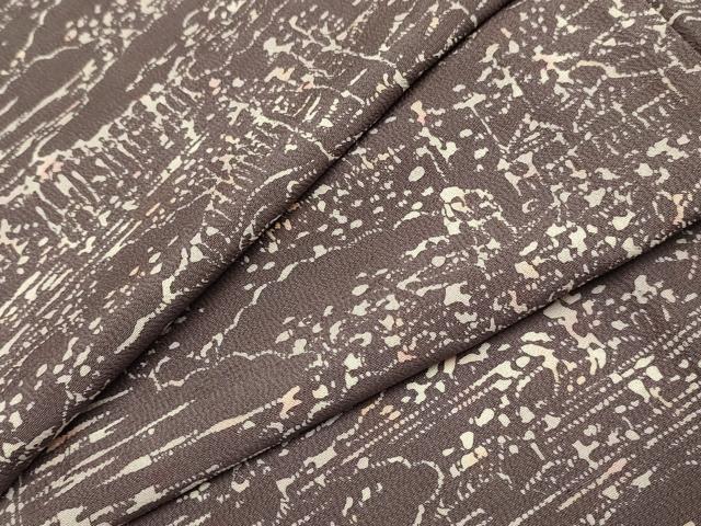 平和屋着物▽上質な小紋 単衣 風景文 正絹 逸品 DABI4447du