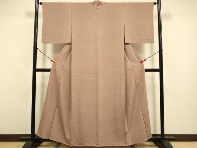 平和屋着物▽上質な小紋 単衣 鹿の子文様 正絹 逸品 未使用 DABI4509du