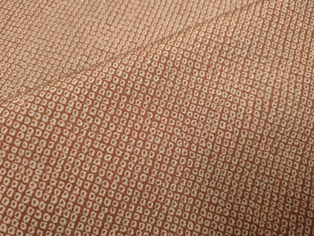 平和屋着物▽上質な小紋 単衣 鹿の子文様 正絹 逸品 未使用 DABI4509du