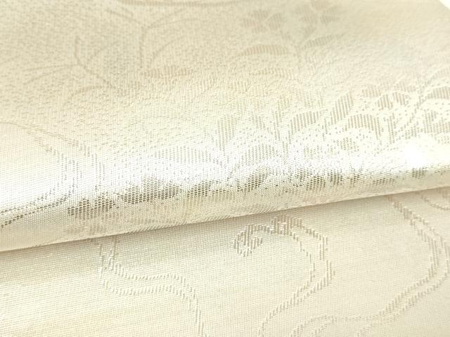 平和屋本店▼六通柄袋帯 唐織 林派百図 本金箔 正絹 逸品 DABI4534sf