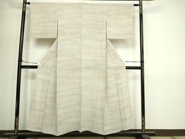 平和屋着物▽上質な小紋 単衣 霞文 暈し染め 正絹 逸品 DABI4621sf