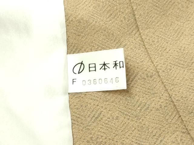 平和屋着物▽上質な小紋 単衣 松葉文 正絹 逸品 DABI4638sf
