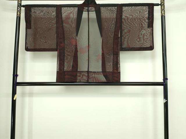 平和屋着物▽羽織 スリーシーズン 春夏秋 塵除け 乱菊 正絹 逸品 DABI4642sf