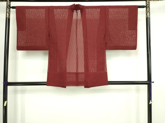 平和屋着物▽羽織 スリーシーズン 春夏秋 塵除け 変わり間道 正絹 逸品 DABI4653sf