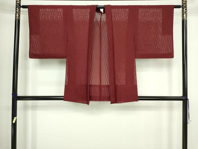 平和屋着物▽羽織 スリーシーズン 春夏秋 塵除け 変わり間道 正絹 逸品 DABI4653sf