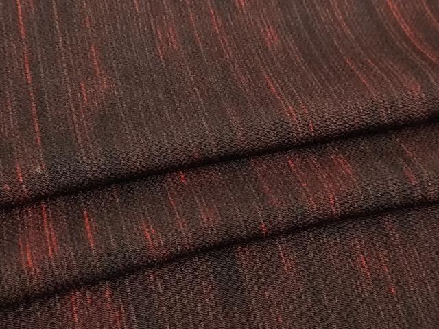 平和屋着物▽上質な小紋 単衣 間道 鬼しぼ縮緬 正絹 逸品 DABI4790sf