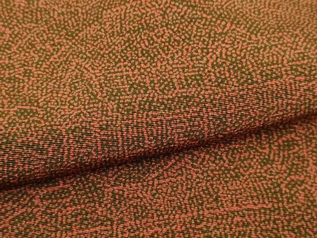 平和屋着物▽江戸小紋 単衣 風景文 野村秀夫 正絹 逸品 DABI4798sf