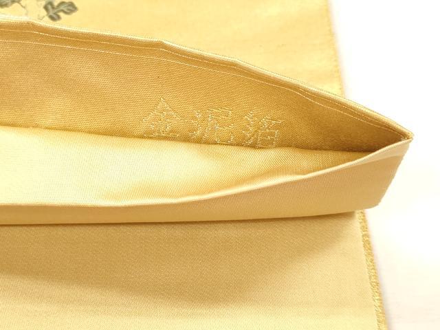 平和屋本店●六通柄袋帯 桃山吉祥絵巻 本金箔 金泥箔 正絹 逸品 DABI4844sf