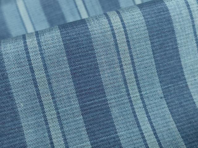 平和屋着物▽上質な紬 単衣 間道 正絹 逸品 DABI5107op