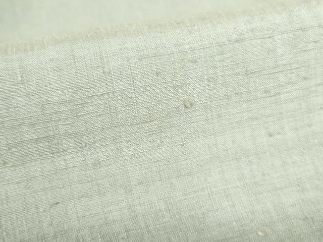 平和屋着物▽結城紬 単衣 秘色色 正絹 逸品 DABI5111op