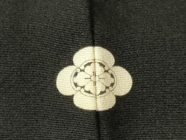 平和屋着物●本加賀友禅作家 芦原敏成 黒留袖 尾長鳥花文 正絹 逸品 DABI5120op