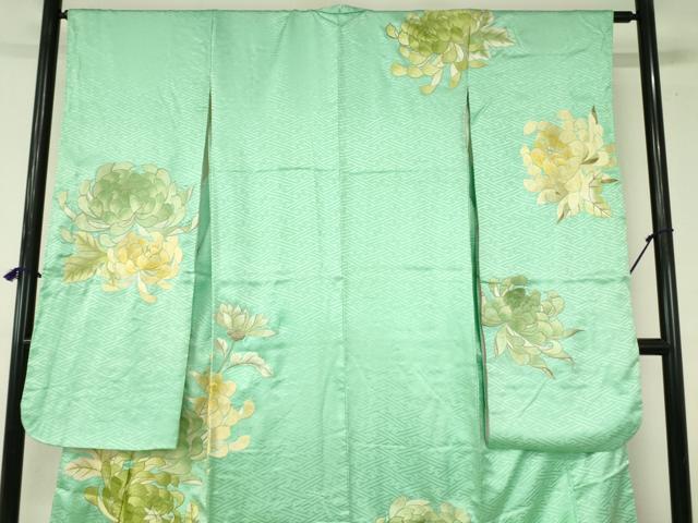 平和屋着物▼豪華振袖 総刺繍 乱菊 金銀糸 正絹 逸品 DABI5158op