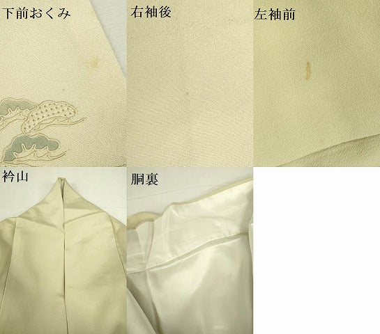 平和屋着物▼中国三大刺繍 スワトウ刺繍 汕頭刺繍 総刺繍 訪問着 風景花文 暈し染め 正絹 逸品 DABI5162op