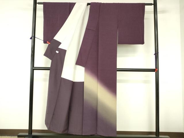 平和屋着物●京都の名門ブランド 銀花仙 色留訪問着 霞文 暈し染め 正絹 逸品 DABI5169op