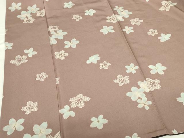 平和屋着物●上質な小紋 舞桜 正絹 逸品 DABI5178op