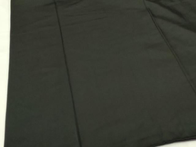 平和屋着物●男性 黒紋付・羽織セット 正絹 逸品 DABI5222op
