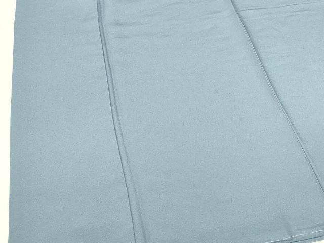 平和屋着物●上質な色無地 南天染 緋翔 薄青色 反端付き 正絹 逸品 未使用 DABI5227op