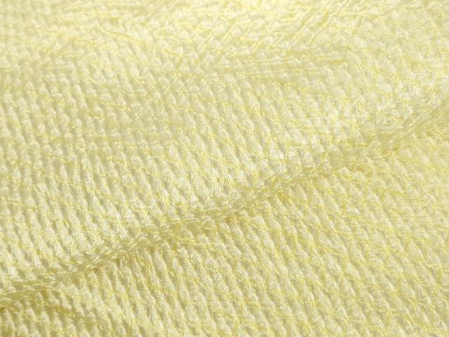 平和屋着物●大変加工の良い総絞り小紋 紗綾形文様 舞花 正絹 逸品 DABI5234op