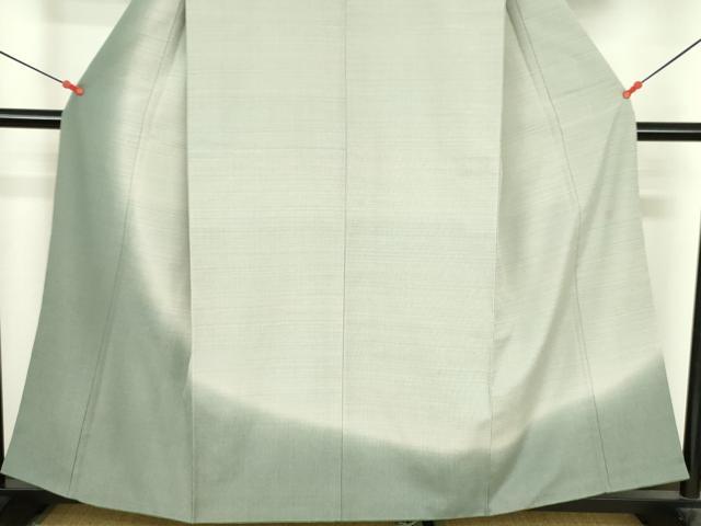 平和屋着物●本塩沢 やまだ織 訪問着 染色作家 桐村博 霞文 暈し染め 正絹 逸品 DABI5244op