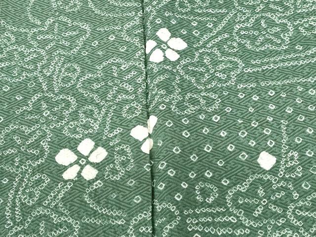 平和屋着物●訪問着 総絞り 流水花文 正絹 逸品 未使用 DABI5250op