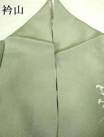 平和屋着物●訪問着 友禅 枝花に鳥 正絹 逸品 DABI5264op