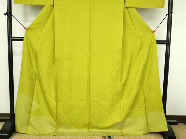 平和屋着物●色留訪問着 寿光織 人物風景文 銀糸 ロング丈 正絹 逸品 未使用 DABI5265op