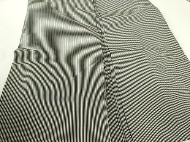 平和屋着物●男性 行灯袴 本場茶喜仙台平 鳥居良 縞 正絹 逸品 DABI5302op