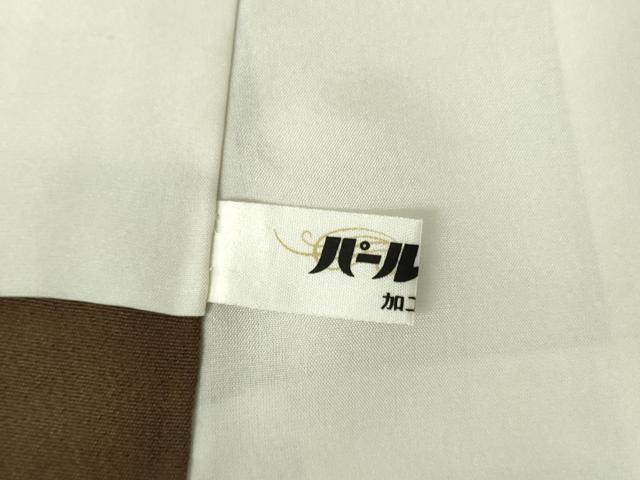 平和屋着物●本場染大島紬 訪問着 竹屋町刺繍 横段花文 暈し染め 金彩 正絹 逸品 未使用 DABI5304op