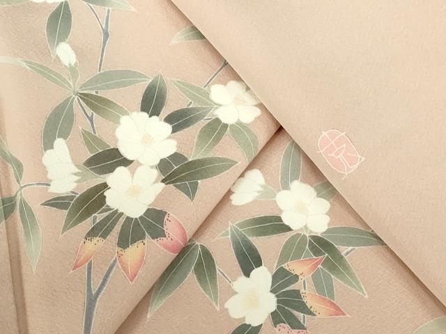 平和屋着物●本加賀友禅作家 南克治 訪問着 枝花 正絹 逸品 DABI5315op