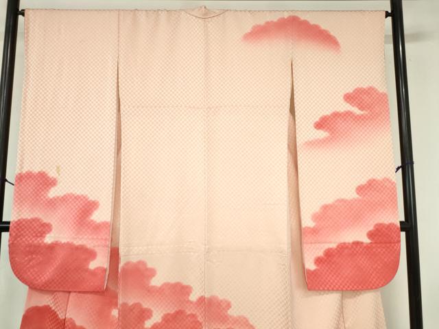 平和屋着物▼豪華振袖 雲文 暈し染め 金通し地 正絹 逸品 DABI5331op
