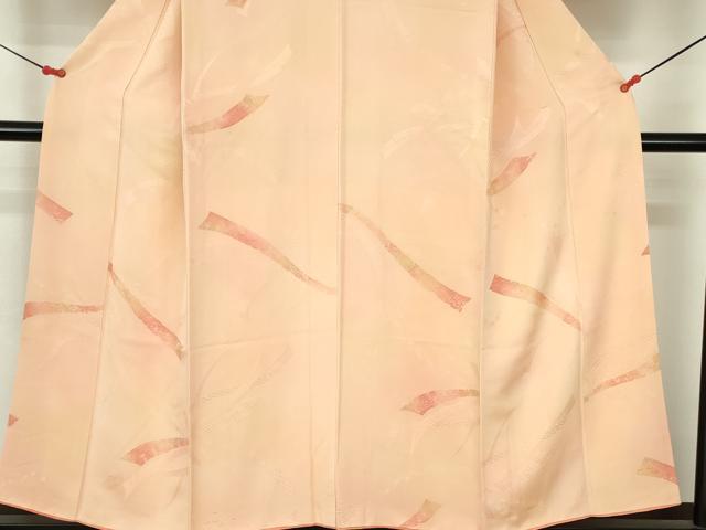 平和屋着物●訪問着 地紋起こし 鬘帯吉祥花文 暈し染め 正絹 逸品 DABI5350op