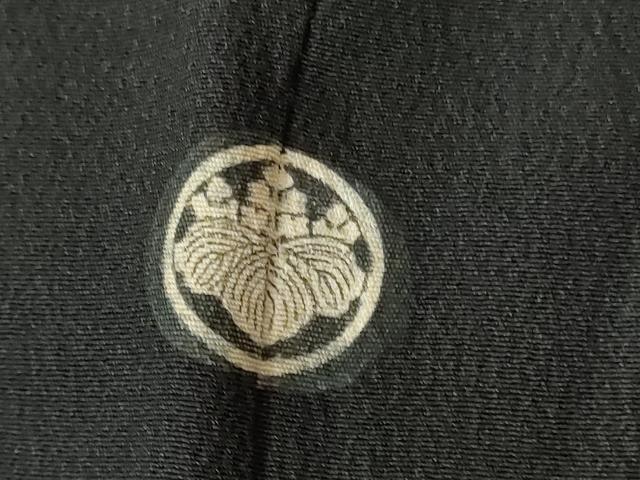 平和屋着物▼豪華黒留袖 総刺繍 孔雀 金銀糸 正絹 逸品 DABI5359op