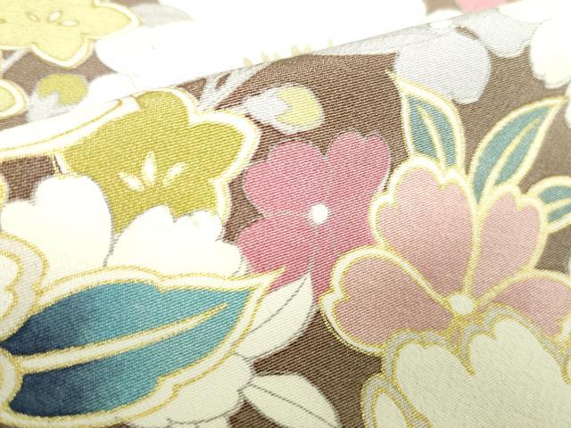 平和屋着物●訪問着 駒刺繍 牡丹 草花 暈し染め 金彩 正絹 逸品 DABI5379op