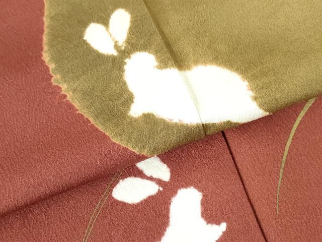 平和屋着物●ファッションデザイナー HIROKO KOSHINO コシノヒロコ 訪問着 刺繍 絞り 跳び兎 露芝 さが美扱い ロング丈 逸品 DABI5399op