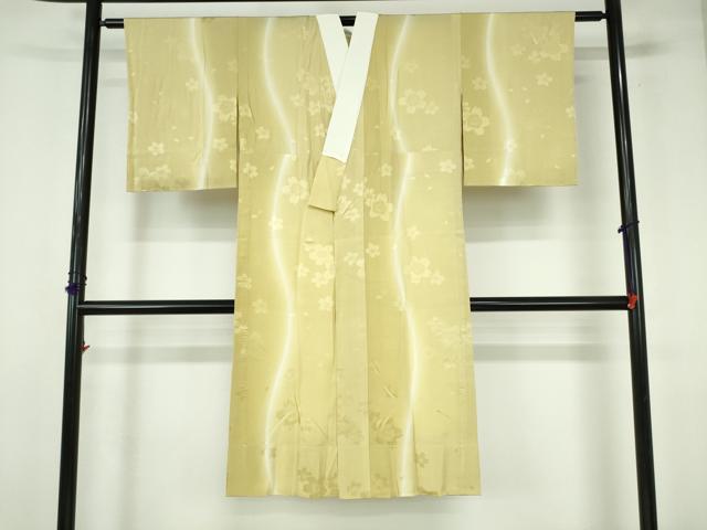 平和屋着物●長襦袢 無双仕立て 舞桜 暈し染め やまと誂製 正絹 逸品 DABI5400op