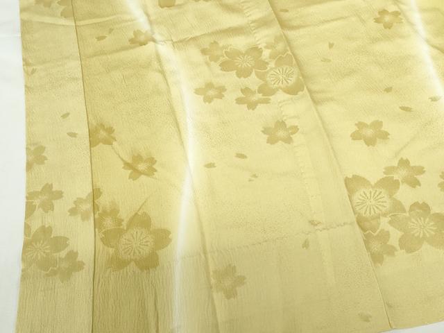 平和屋着物●長襦袢 無双仕立て 舞桜 暈し染め やまと誂製 正絹 逸品 DABI5400op