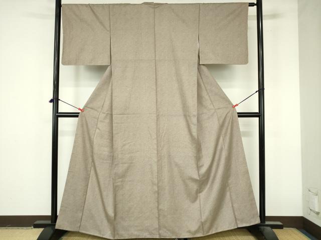 平和屋着物●江戸小紋 抽象文様 胴抜き仕立て 正絹 逸品 DABI5406op