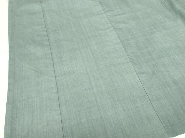 平和屋着物●結城紬 湊鼠色 正絹 逸品 DABI5409op