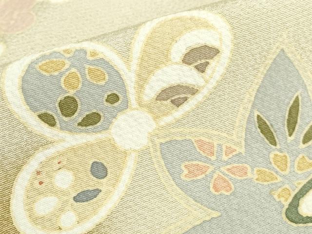 平和屋着物●西陣 京の名門 じゅらく謹製 帝王紫 訪問着 駒刺繍 舞花 暈し染め 金糸 正絹 逸品 DABI5414op