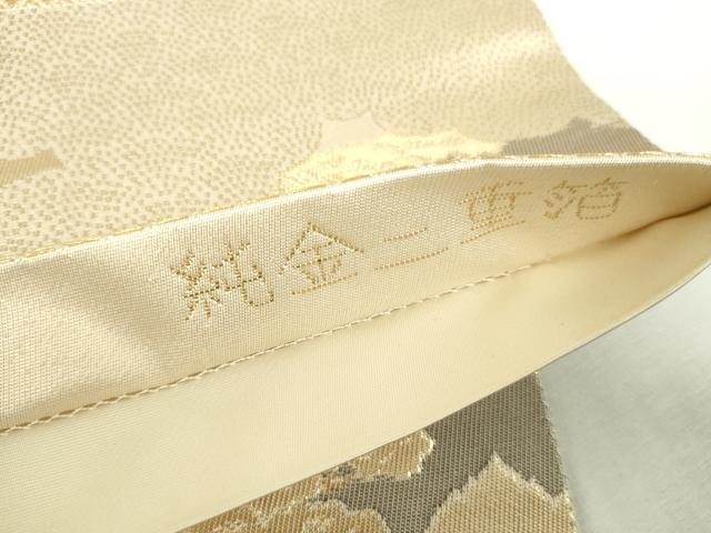平和屋本店▼六通柄袋帯 平等院全景 純金二重箔 正絹 逸品 DABI5441op