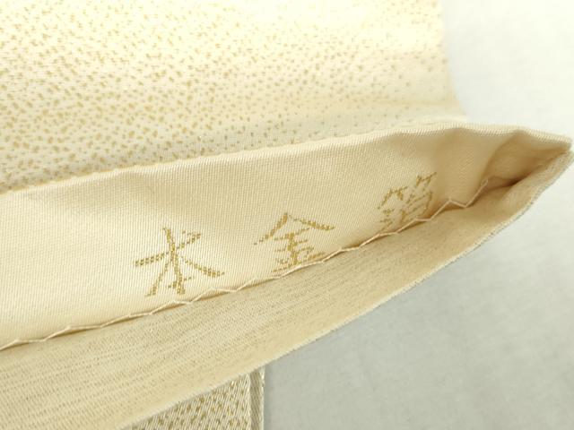 平和屋本店▼六通柄袋帯 唐織 花鳥絵皿文 九百紋織錦 本金箔 正絹 逸品 DABI5455op