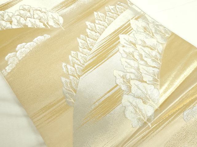 平和屋本店▼六通柄袋帯 樹林文 純金箔24K 正絹 逸品 DABI5499op