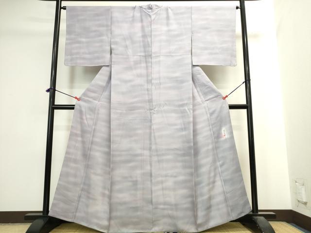 平和屋着物▼虹色創家 本郷大田子 小紋 霞文 暈し染め 正絹 逸品 DABI5525op