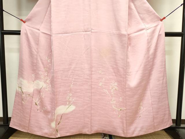 平和屋着物▼訪問着 枝梅 暈し染め 正絹 逸品 DABI5529op