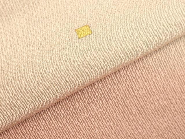 平和屋着物●人形作家・ホリヒロシ 訪問着 箔散らし 暈し染め 金彩 鬼しぼ縮緬 正絹 逸品 DABI5581op