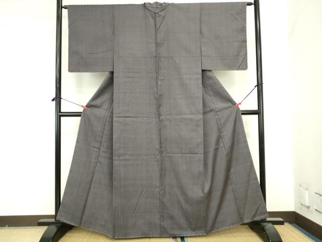 平和屋着物●上質な紬 縞 正絹 逸品 DABI5598op
